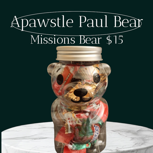 🐻 Apawstle Paul Candy-Filled Bear — Missions Fundraiser Edition